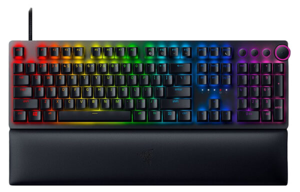 Tastatura Huntsman V2 Gaming Purple Switch – DE Layout Black „RZ03-03931000-R3G1” (timbru verde 0.8 lei)