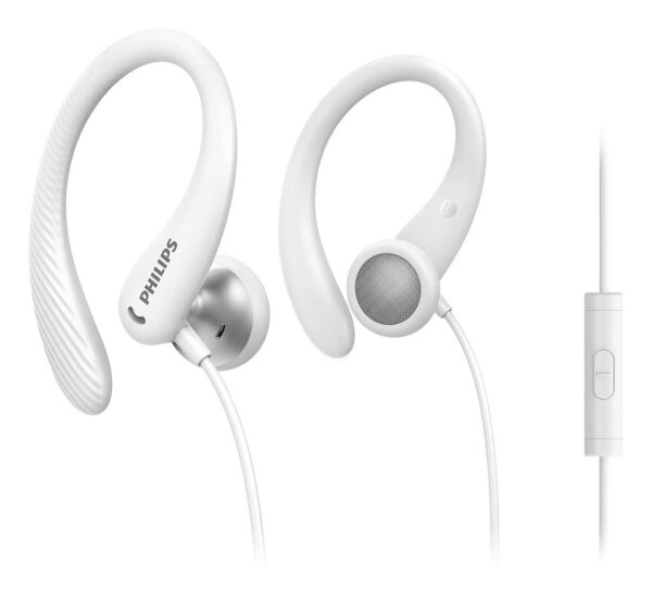 Philips TAA1105WT/00 headphones/headset Wired Ear-hook, In-ear Sports Alb „TAA1105WT/00” (timbru verde 0.18 lei)