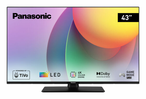 Televizor Panasonic, TB-43W60AEZ, Smart, 109 cm, LED, 4K Ultra HD „TB-43W60AEZ” (timbru verde 15 lei)