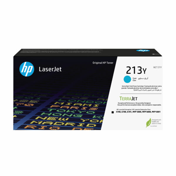 Toner Original HP Cyan, nr.213Y, pentru , , incl.TV 1.2 RON, „W2131Y”