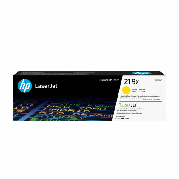 Toner Original HP Yellow, nr.219X, pentru LJ Pro 3201|3204|3288|3302, 2.5K, incl.TV 1.2 RON, „W2192X”