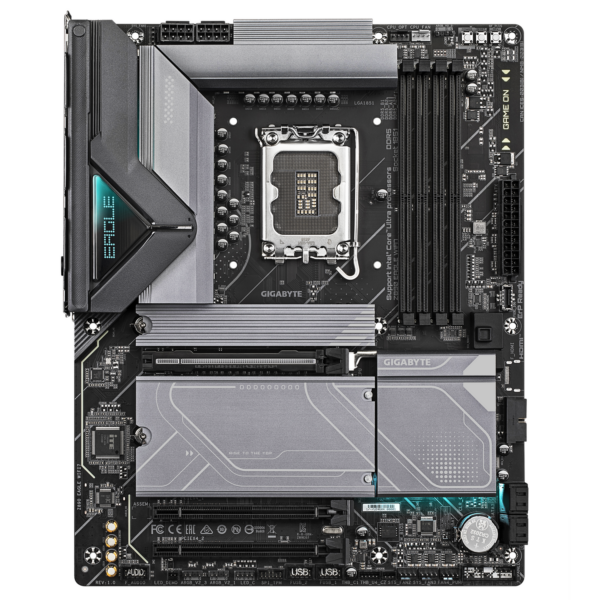 Placa de baza GIGABYTE Z890 EAGLE WIFI7, LGA1851, DDR5, BT, Wi-Fi, ATX, Negru „Z890 EAGLE WIFI7”
