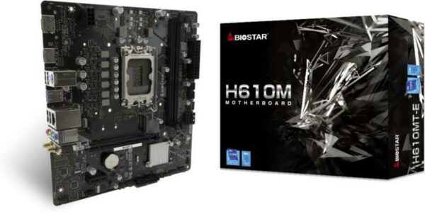 Placa de baza Micro ATX LGA 1700 DDR4 Gigabit Ethernet 228x216mm BIOSTAR H610MTE „H610MTE”