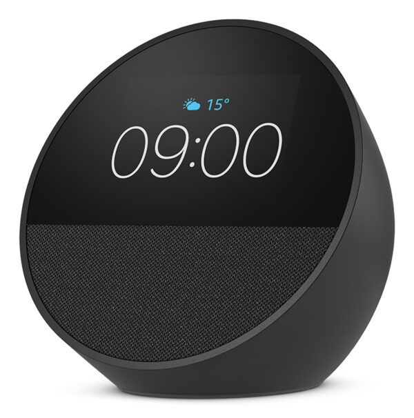 Boxa inteligenta Amazon Echo Spot 2024, Display 2.83″, Wi-Fi, Bluetooth,Negru”171878″