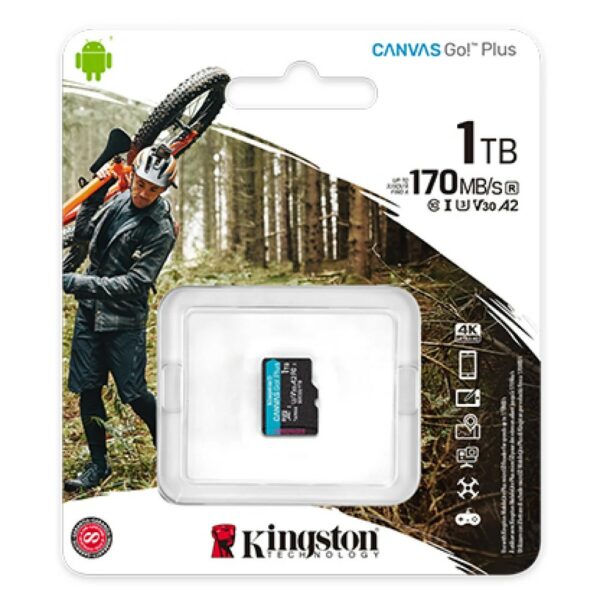 Card memorie Canvas Go! Plus MicroSDXC 1 TB Class 10 UHS-I/U3 A2 V30 (SDCG3/1TBSP) „SDCG3/1TBSP” (timbru verde 0.03 lei)