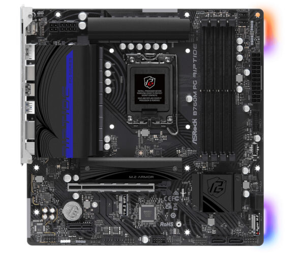 Placa de baza B760M PG Riptide Micro-ATX Socket Intel 1700 Intel B760 „90-MXBL60-A0UAYZ”