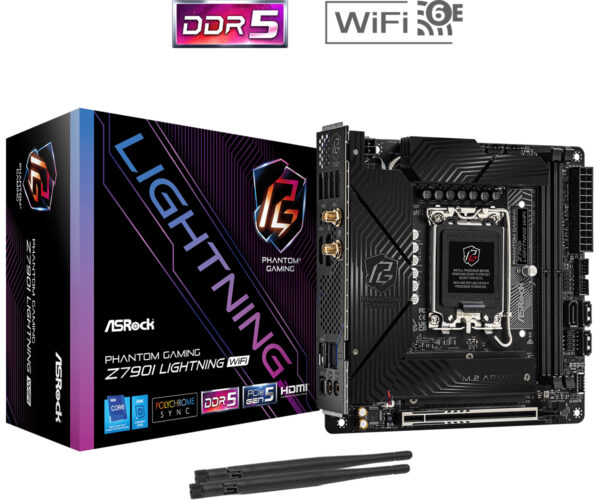 Placa de baza MB ASRock Intel 1700 Z790I LIGHTNING WIFI „90-MXBNM0-A0UAYZ”