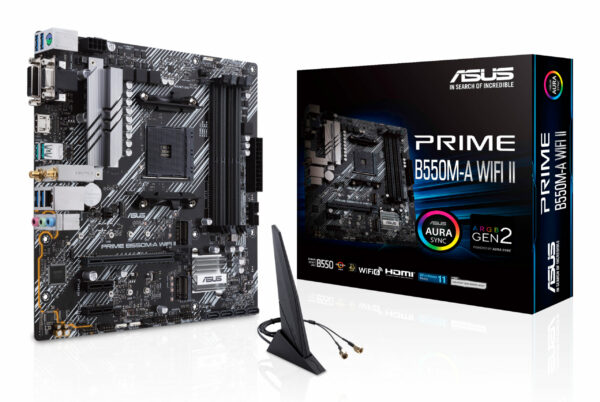 Placa de baza PRIME B550M-A (WI-FI) II AMD B550 socket AM4 mATX „90MB19X0-M0EAY0”