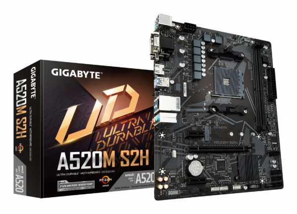 Placa de baza Gigabyte A520M S2H motherboard Socket AM4 micro ATX „A520M S2H (rev. 1.0)”