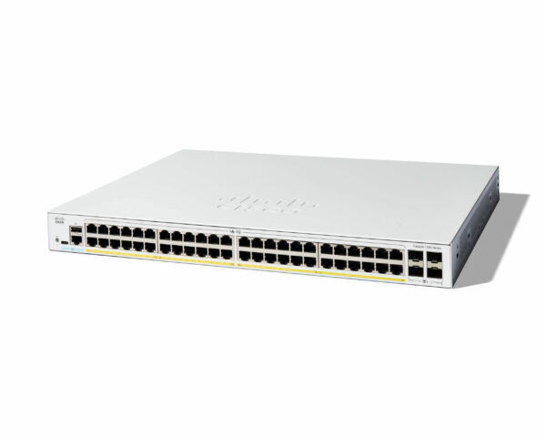 Catalyst 1300 48-port GE, PoE, 4x10G SFP+ „C1300-48P-4X” (timbru verde 2 lei)