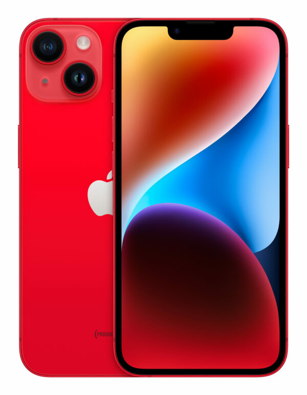 Smartphone iPhone 14 128GB Red „MPVA3” (timbru verde 0.45 lei)