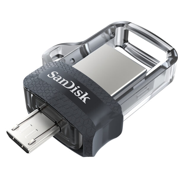 Memorie USB SanDisk ULTRA DUAL DRIVE SDDD3-016G-G46,Ultra Dual Drive M3.0 USB 3.0/Micro USB Flash Drive, 16GB usb 3.0, 16GB, 130MB/s „SDDD3-016G-G46” (timbru verde 0.03 lei)