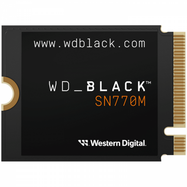 SSD WD Black SN770M 1TB M.2 2230 PCIe Gen4 x4 NVMe, Read/Write: 5150/4900 MBps, IOPS 740K/800K, TBW: 600 „WDS100T3X0G-00CHY0”