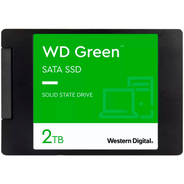 SSD WD Green 2TB SATA, 2.5″, 7mm, Read: 545 MBps „WDS200T2G0A-00CMW0”