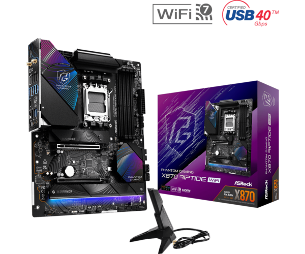 MB Asrock X870 RIPTIDE WIFI AM5 „X870 RIPTIDE WIFI”