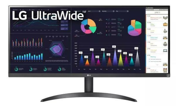 MONITOR LCD 34″ IPS/34WQ500-B LG „34WQ500-B” (timbru verde 7 lei)