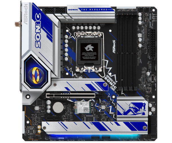 Placa de baza 90-MXBKM0-A0UAYZ SONIC, Intel B760, Intel LGA1700,mATX, WiFi „90-MXBKM0-A0UAYZ”