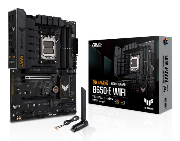 Placa de baza TUF GAMING B650-E WIFI – motherboard – ATX – Socket AM5 – AMD „90MB1GT0-M0EAY0”