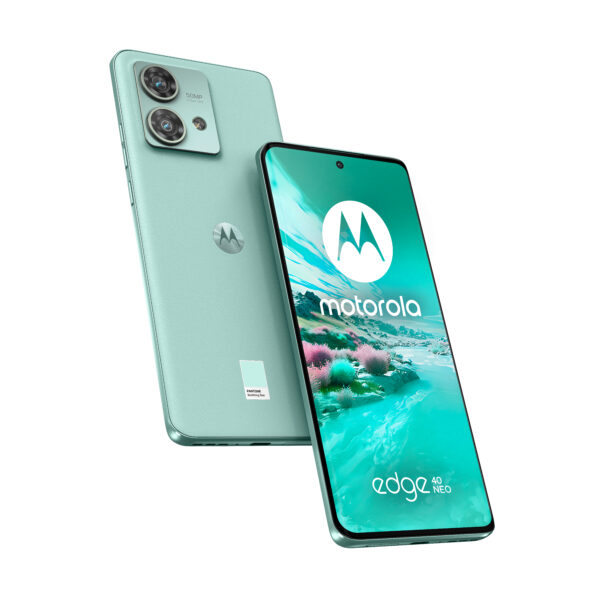 Smartphone Moto Edge 40 Neo 256GB 12GB RAM 5G Dual SIM Soothing Sea „PAYH0005PL” (timbru verde 0.45 lei)