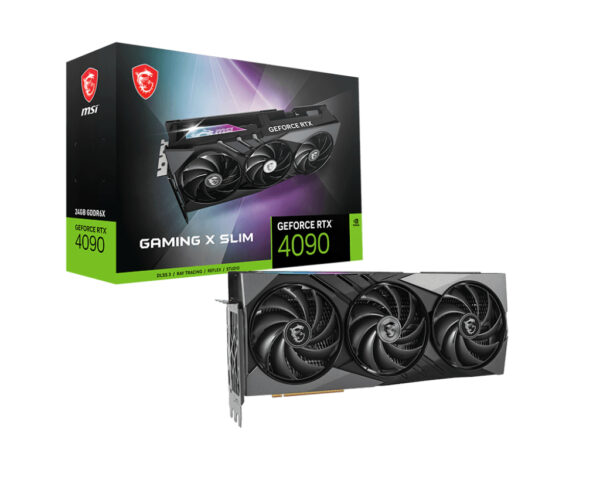 Placa video GeForce RTX 4090 Gaming X Slim 24GB GDDR6X Gaming Grafikkarte 2xDP/2xHDMI „V510-263R”