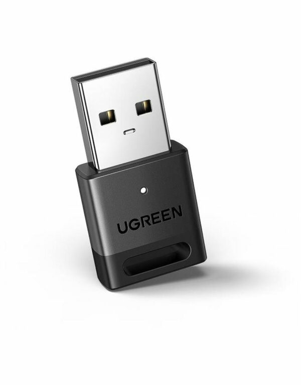 ADAPTOARE Bluetooth Ugreen, „CM591” conectare prin USB 2.0, distanta 10 m (pana la), Bluetooth v5.3, antena interna, „35995” (timbru verde 0.18 lei) – 6941876239955