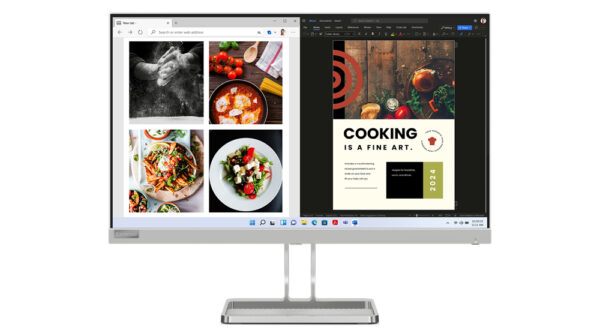 Monitor LED Monitor L24i-40 LED 23.8inch 1920 x 1080 Full HD Gri „67A8KAC3EU” (timbru verde 7 lei)