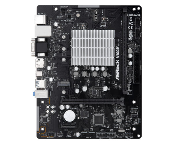 Placa de baza ASRock N100M Intel N100 CPU(3,4GHz) mATX HDMI/DVI DDR4 retail „90-MXBK80-A0UAYZ”