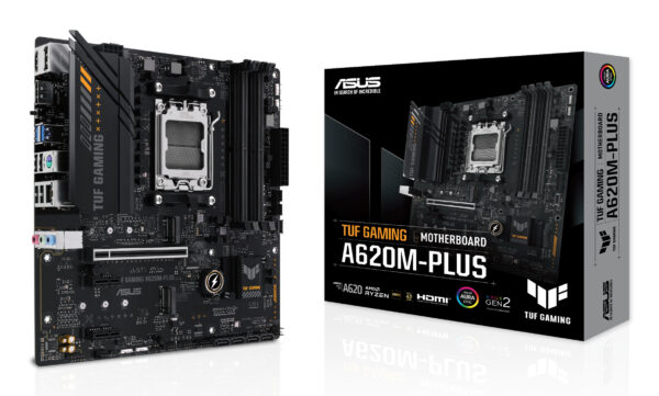 Placa de baza TUF GAMING A620M-PLUS, AMD A620, Socket AM5, mATX „90MB1EZ0-M0EAY0”