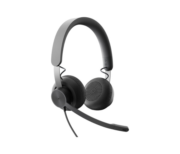Casti cu microfon Zone 750, USB-A/USB-C, Black „981-001104” (timbru verde 0.8 lei)