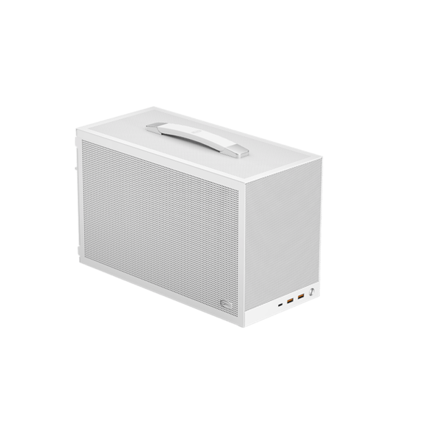 CARCASA PCCooler „K101 MESH”, mini tower, office, fara sursa, compatibil sursa SFX, suporta 3xfan, USB-C x 1, USB 3.1 x 2, 3 sloturi expansiune, alb, „K101 MESH WH” (timbru verde 0.08lei)