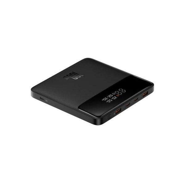 POWER BANK Baseus Blade, 20000mAh, PD 100W, ultra thin, 2 x USB; 2 x USB Type-C, display digital pt. status baterie, total 5A, negru, „PPBL000301” (timbru verde 0.98 lei) – 6932172628031