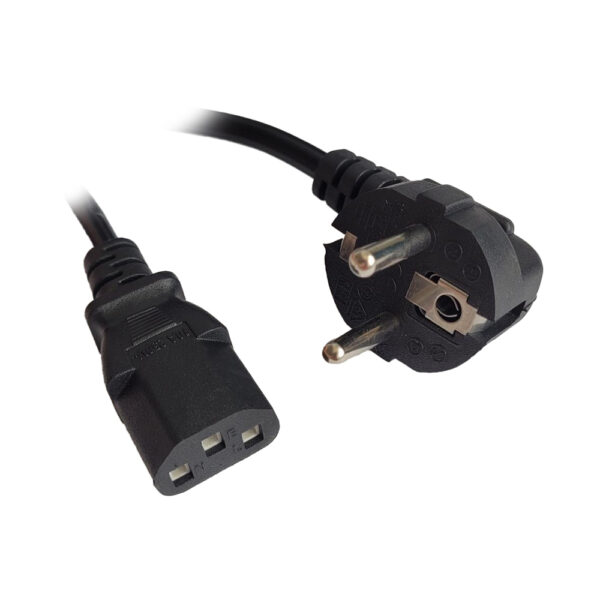 CABLU alimentare Spacer 3m, intrare Shucko, iesire C13, 10A, negru, „SPPW-SCHK-C13-10A-3.0” (timbru verde 0.18 lei)