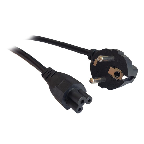 CABLU alimentare Spacer notebook 3m, intrare Shucko, iesire C5, 10A, negru, „SPPW-SCHK-C5-10A-3.0” (timbru verde 0.18 lei)