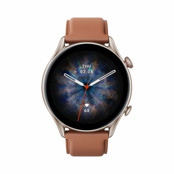 Smartwatch GTR 3 Pro Brown Leather „amagtr3prbleu” (timbru verde 0.18 lei)