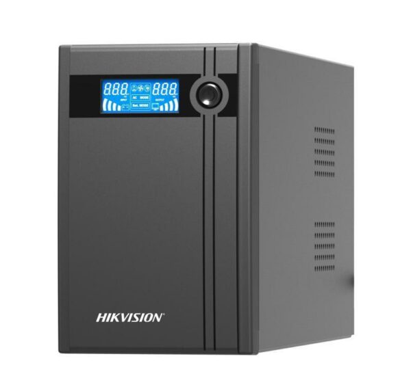 Oversea UPS Hikvision DS-UPS2000; 2000 VA / 1200 W, output voltage range: 210 VAC to 235 VAC, numar outlet: 4, tip baterie: 12 V/9 Ah *2 pcs , port USB „DS-UPS2000” (timbru verde 11 lei)