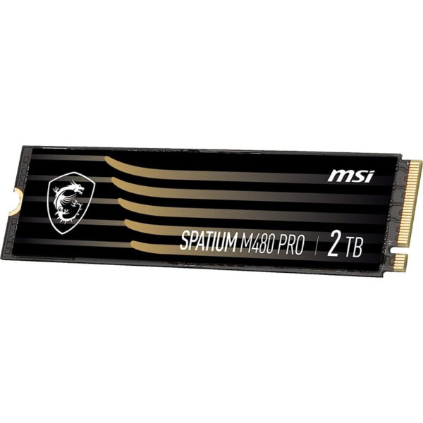 SSD MSI SPATIUM M480 PRO PCIE 4.0 NVME M.2 2TB internal solid state drive PCI Express 4.0 3D NAND „S78-440Q600-P83”