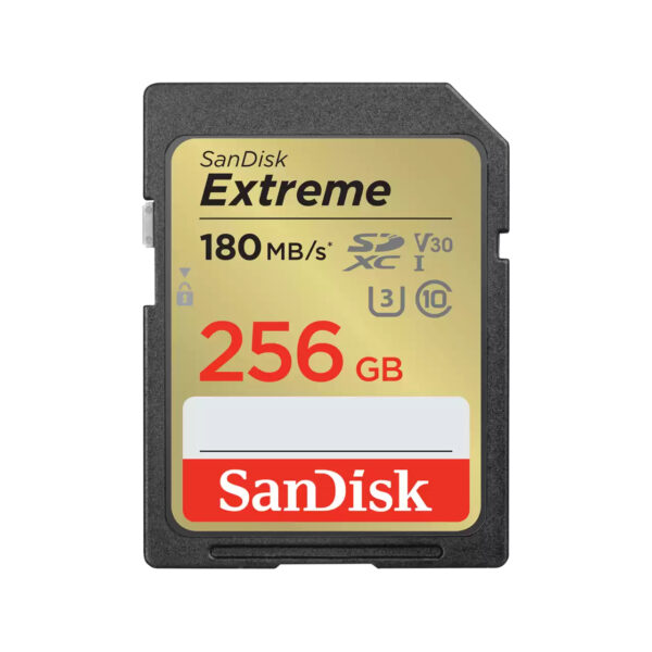 Card memorie Extreme 256 GB SDXC UHS-I Class 10 „SDSDXVV-256G-GNCIN” (timbru verde 0.03 lei)
