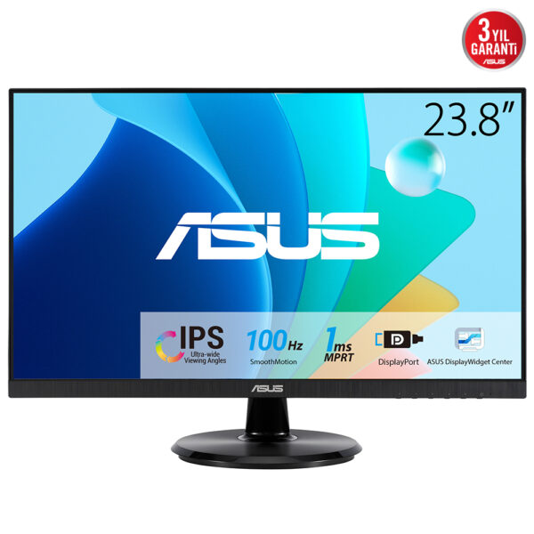ASUS&nbsp;VA24DQFR 23.8inch FHD IPS 75Hz Frameless DP HDMI VGA Flicker free Low Blue Light Speakers „VA24DQFR” (timbru verde 7 lei)