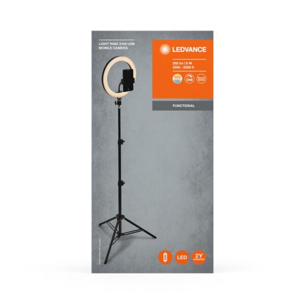 MOBILE CAMERA LIGHT RING 2100 USB LEDV „000004058075668515” (timbru verde 0.8 lei)