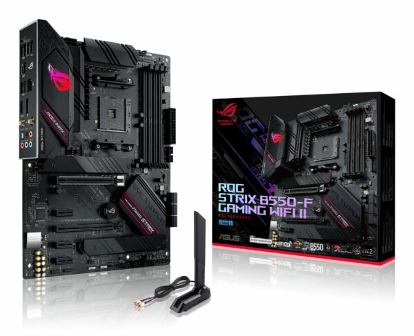Placa de baza ROG STRIX B550-F GAMING WIFI II, AMD B550, socket AM4, ATX „90MB19V0-M0EAY0”