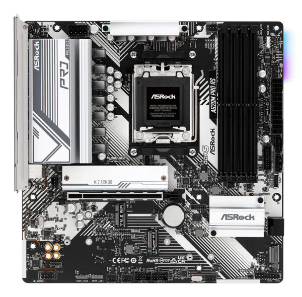 Placa de baza A620M Pro RS , AMD A620, Socket AM5, mATX „A620M PRO RS”