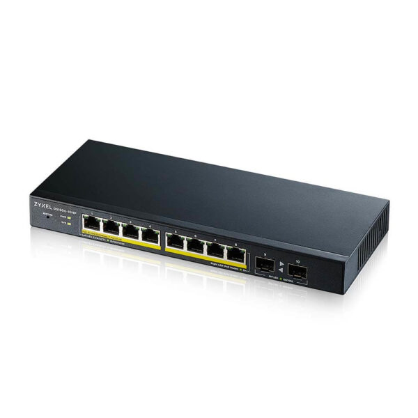 ZYXEL GS1900-10HP GBE POE SWITCH L2 „GS1900-10HP-EU0102F” (timbru verde 2 lei)