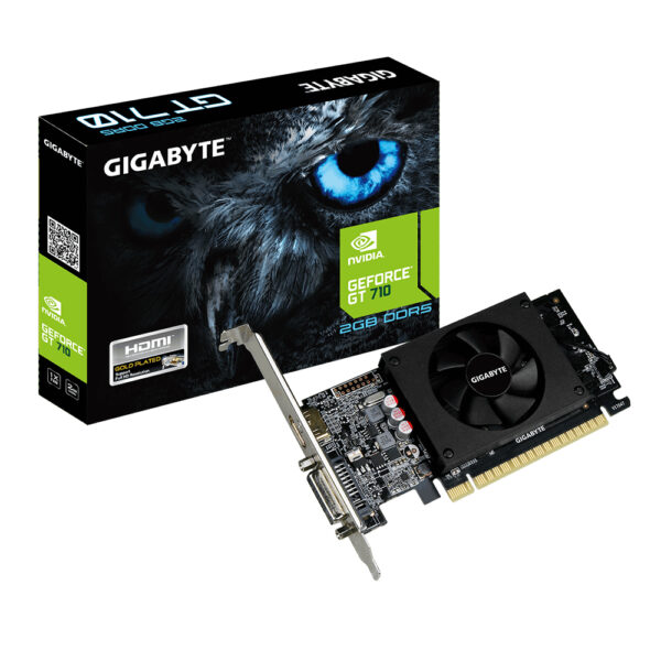 GIGABYTE GeForce GT 710 2GB GDDR5 DVI-I HDMI „GV-N710D5-2GL”