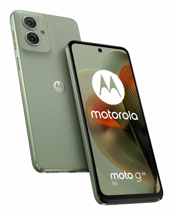 Smartphone moto G55 256GB 8GB RAM 5G Dual SIM Smoky Green „PB5U0004SE” (timbru verde 0.45 lei)