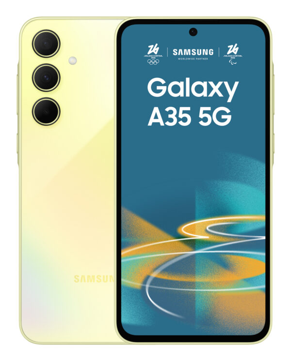Smartphone Galaxy A35 256GB 8GB RAM 5G Dual SIM Awesome Lemon „SM-A356BZYGEUE” (timbru verde 0.45 lei)
