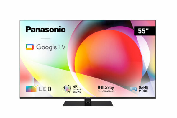 Televizor Panasonic, TN-55W70AEZ, Smart, Google TV, 139 cm, LED, 4K Ultra HD „TN-55W70AEZ” (timbru verde 15 lei)