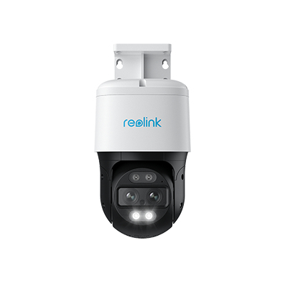 Camera de supraveghere IP 4K, 2.8 + 8 mm, lumina alba / IR 15 m TRACKMIX POE PTZ White „Trackmix POE” (timbru verde 0.8 lei)
