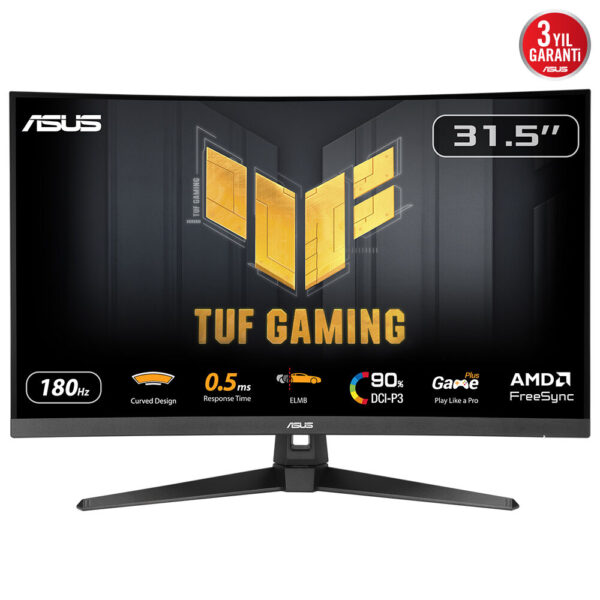 ASUS TUF Gaming VG32WQ3B 31.5inch IPS QHD 180Hz HDR 2xHDMI DP Boxe Negru „VG32WQ3B” (timbru verde 7 lei)
