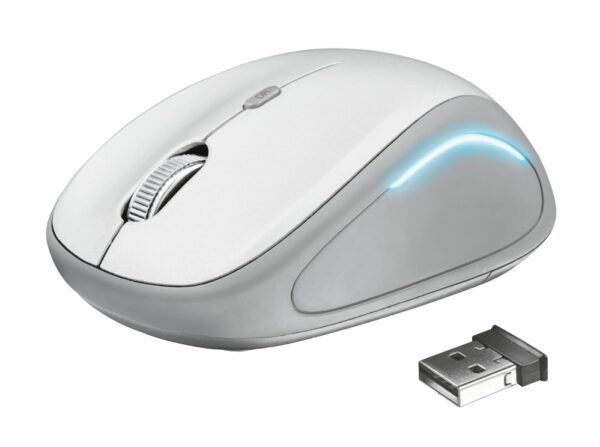 Mouse Yvi FX Wireless – white „VX22335” (timbru verde 0.18 lei)