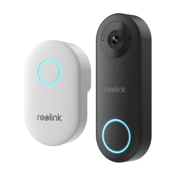 VIDEO INTERFON Reolink Video Doorbell WiFi Black, White „Wideo Dzwonek WIFI” (timbru verde 0.8 lei)